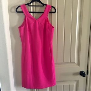 Pink size 2 or 4 fully lined career work dress Valentine 💕